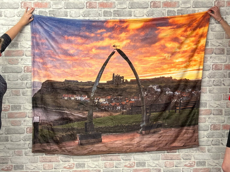 Whitby Whalebones Sherpa Blanket