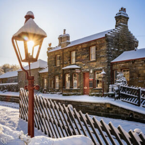 A Winters Afternoon At Goathland Station Photo Slate