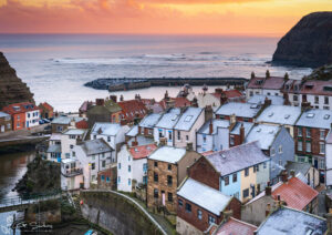 Frosted Rooftops Of Staithes