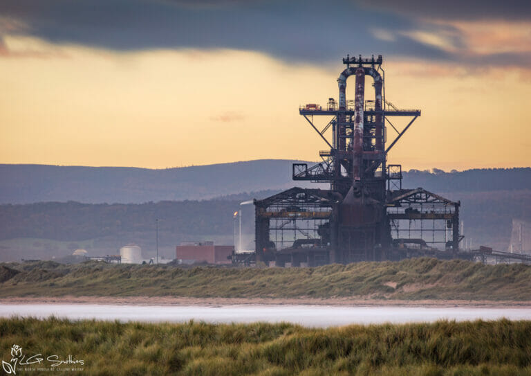Last Sunset Before Demolition Of Redcar Blast Furnace