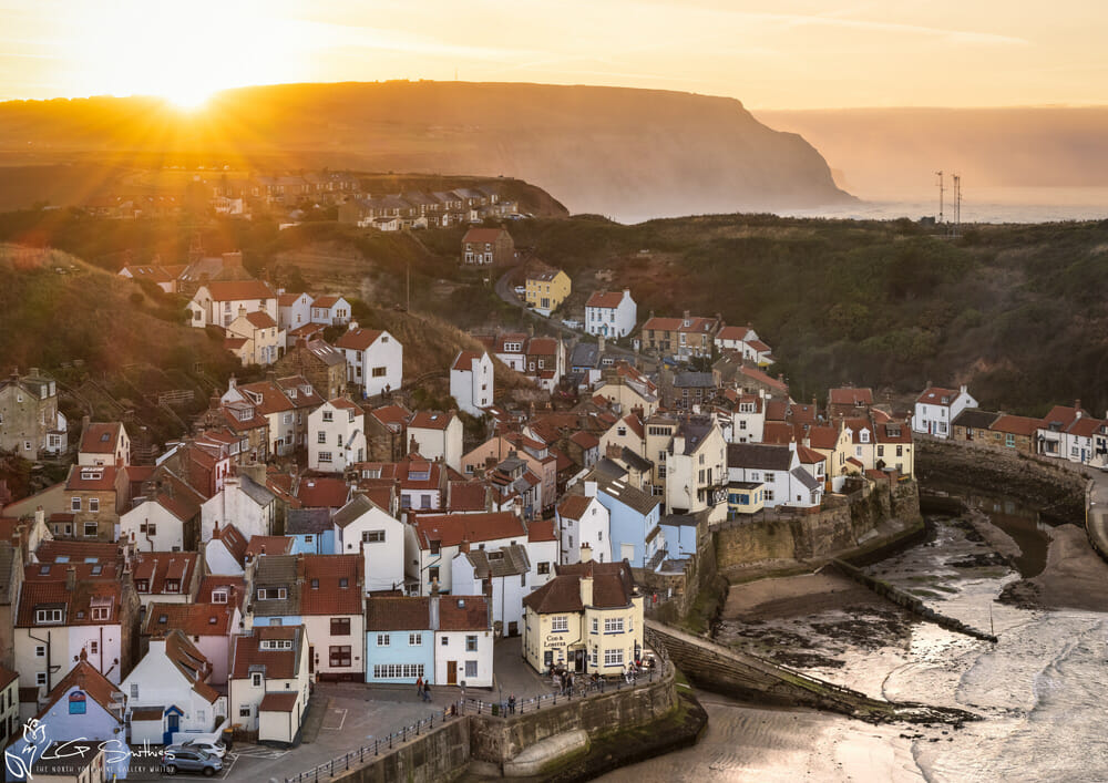 Aprils image the Staithes 2027 Calendar