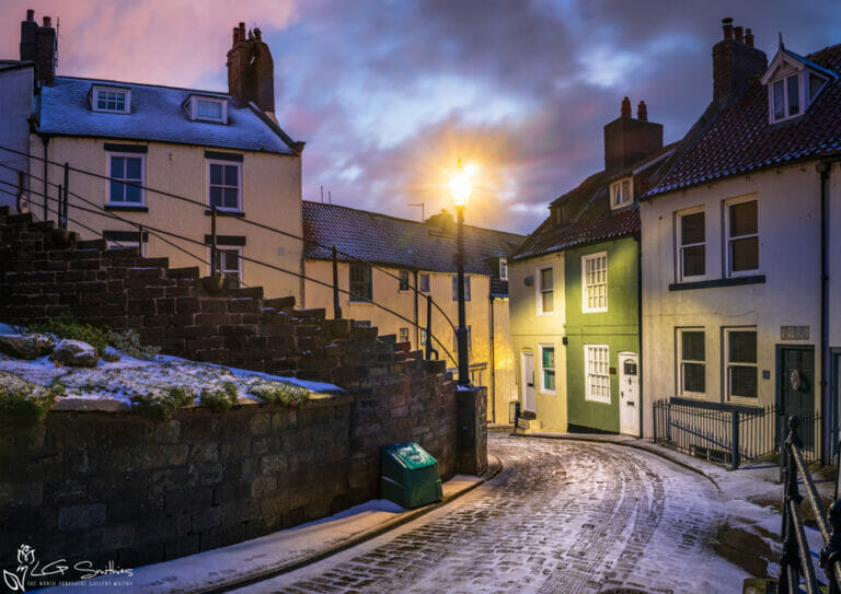 Cold Night At Whitbys 199 Steps