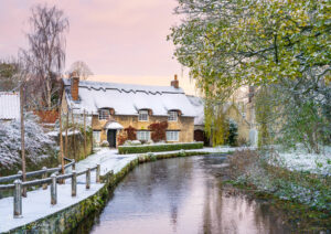 Christmas Snow At Thornton Le Dale