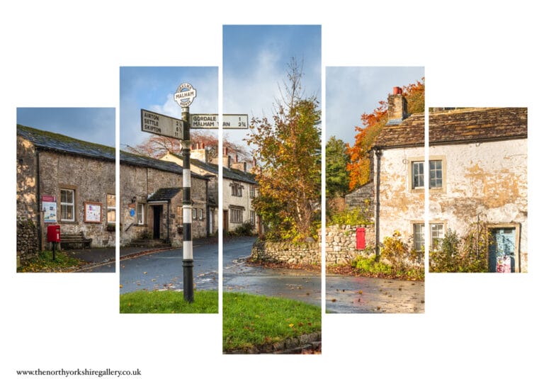 Malham Village 5 PCS Wall Art