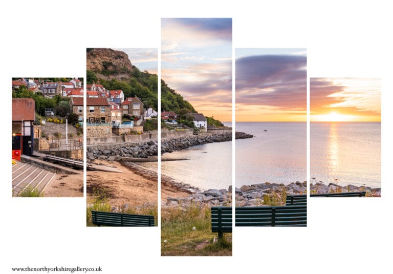 Runswick Bay Summers Morning 5 PCS Wall Art
