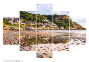 Runswick Bay Yorkshire 5 PCS Wall Art