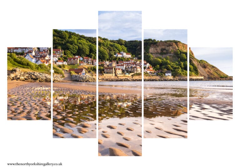 Runswick Bay Yorkshire 5 PCS Wall Art
