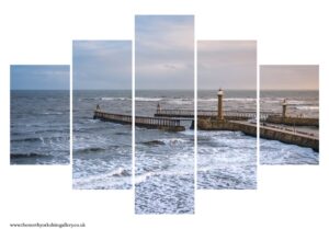 Whitby Sea 5 PCS Wall Art