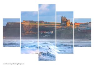 Whitby Waves 5 PCS Wall Art