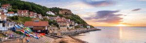 A Beautiful Summer's Morning At Robin Hoods Bay Slim Panoramic