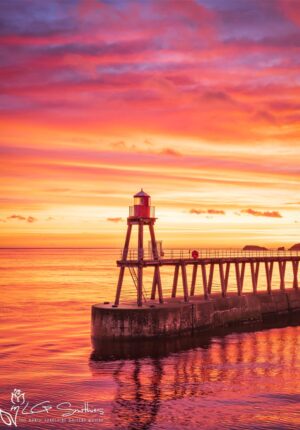 Yorkshire Coast Sunrise At Whitby
