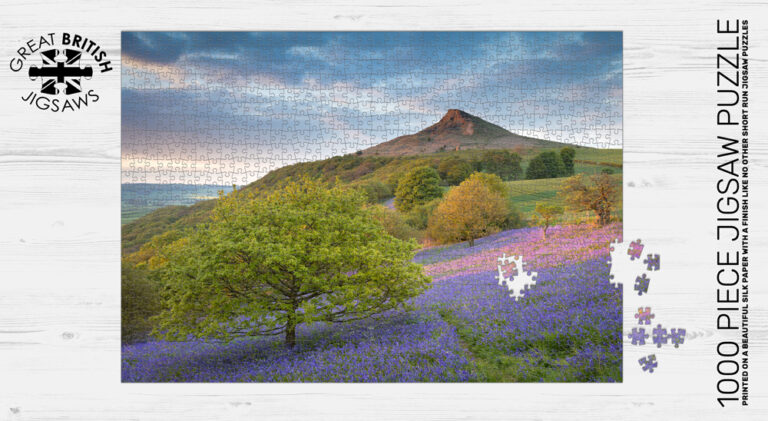 Bluebells At Roseberry Topping 1000 Piece Jigsaw