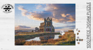 Autumn Evening Whitby Abbey 1000 Piece Jigsaw