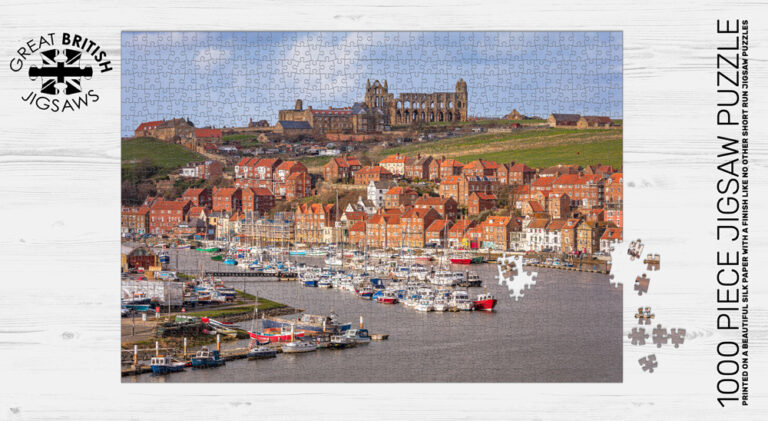 Spring Afternoon At Whitby Marina 1000 Piece Jigsaw