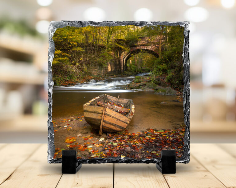 Autumn At Falling Foss Photo Slate