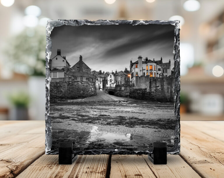 Colour Pop Robin Hoods Bay Photo Slate