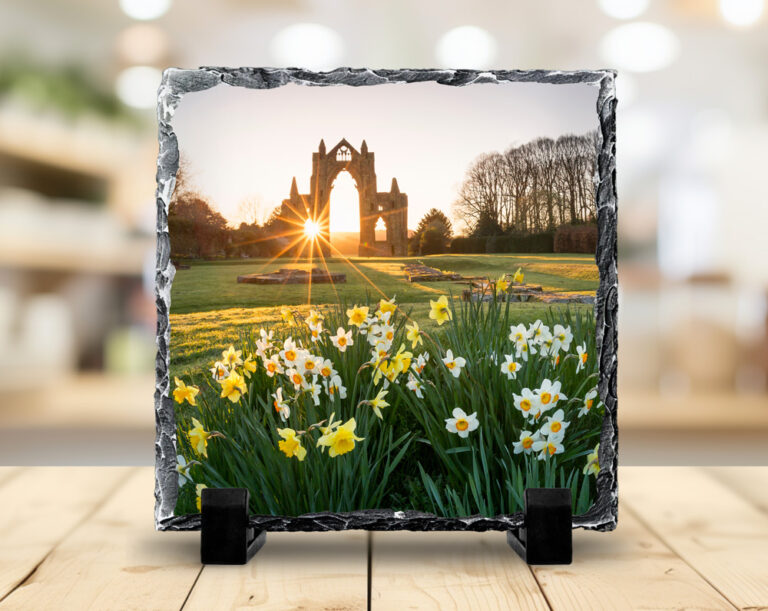 Gisborough Priory Spring Photo Slate