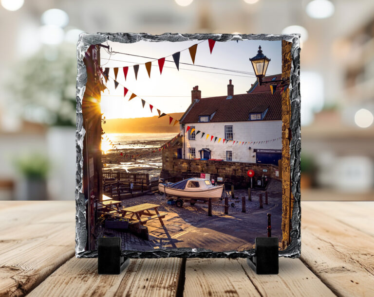 King St Robin Hoods Bay Photo Slate