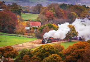 NYMR Steam Engine On An Autumn Morning