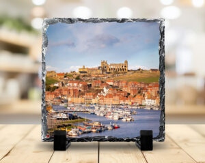 Whitby Marina Photo Slate