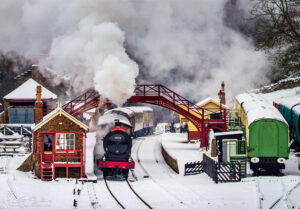 Goathland Station In The Snow A Real Life Hogsmeade Winter Scene