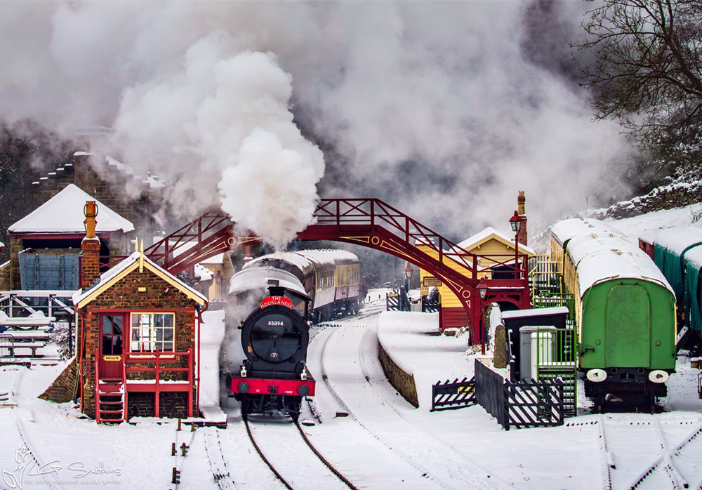 Goathland Station In The Snow A Real Life Hogsmeade Winter Scene Goathland Station In The Snow A Real Life Hogsmeade Winter Scene
