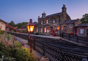 Goathland Train Station At Night