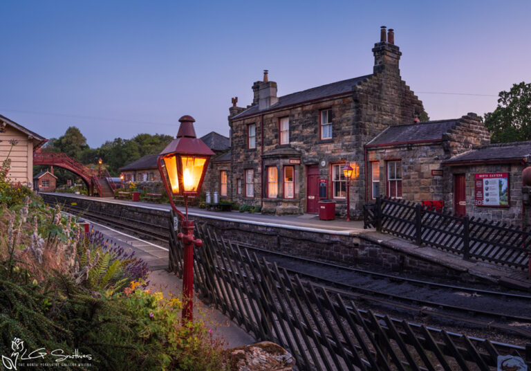 Goathland Train Station At Night