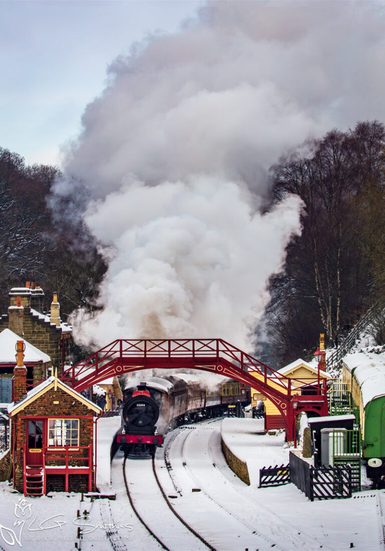 Hogsmeade in the Snow Goathland Station Winter Magic