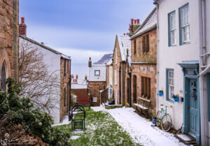 A Dusting Of Snow At Robin Hoods Bay