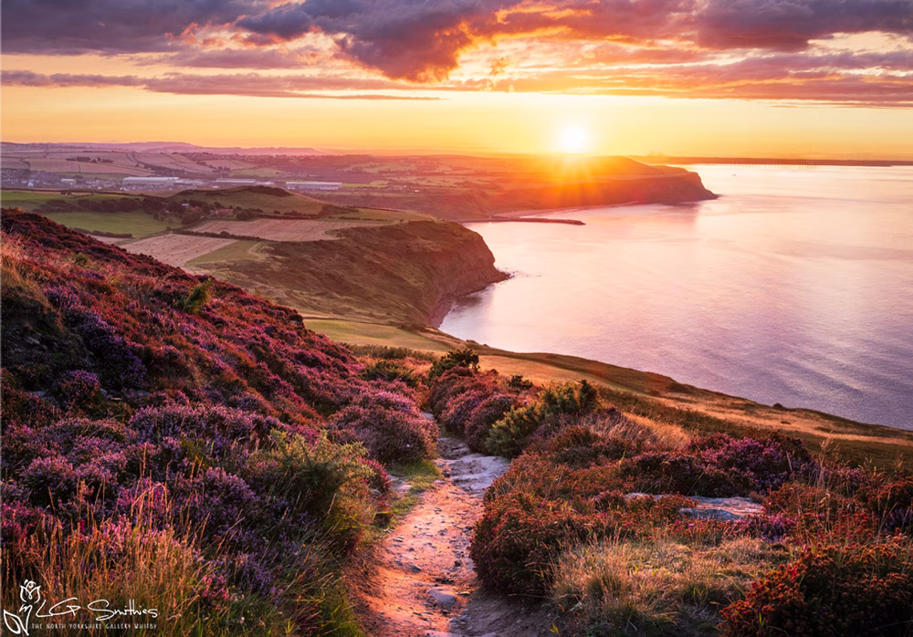 Boulby Sunset On The Cleveland Way