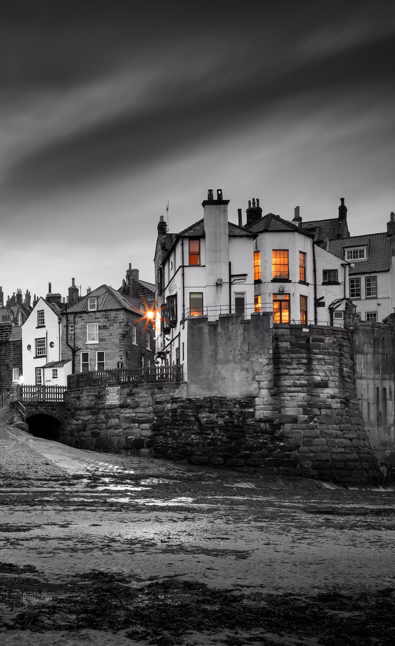 Dawn At Robin Hoods Bay Colour Splash Light Up Bottle 3 Dawn At Robin Hoods Bay Colour Splash Light Up Bottle Design
