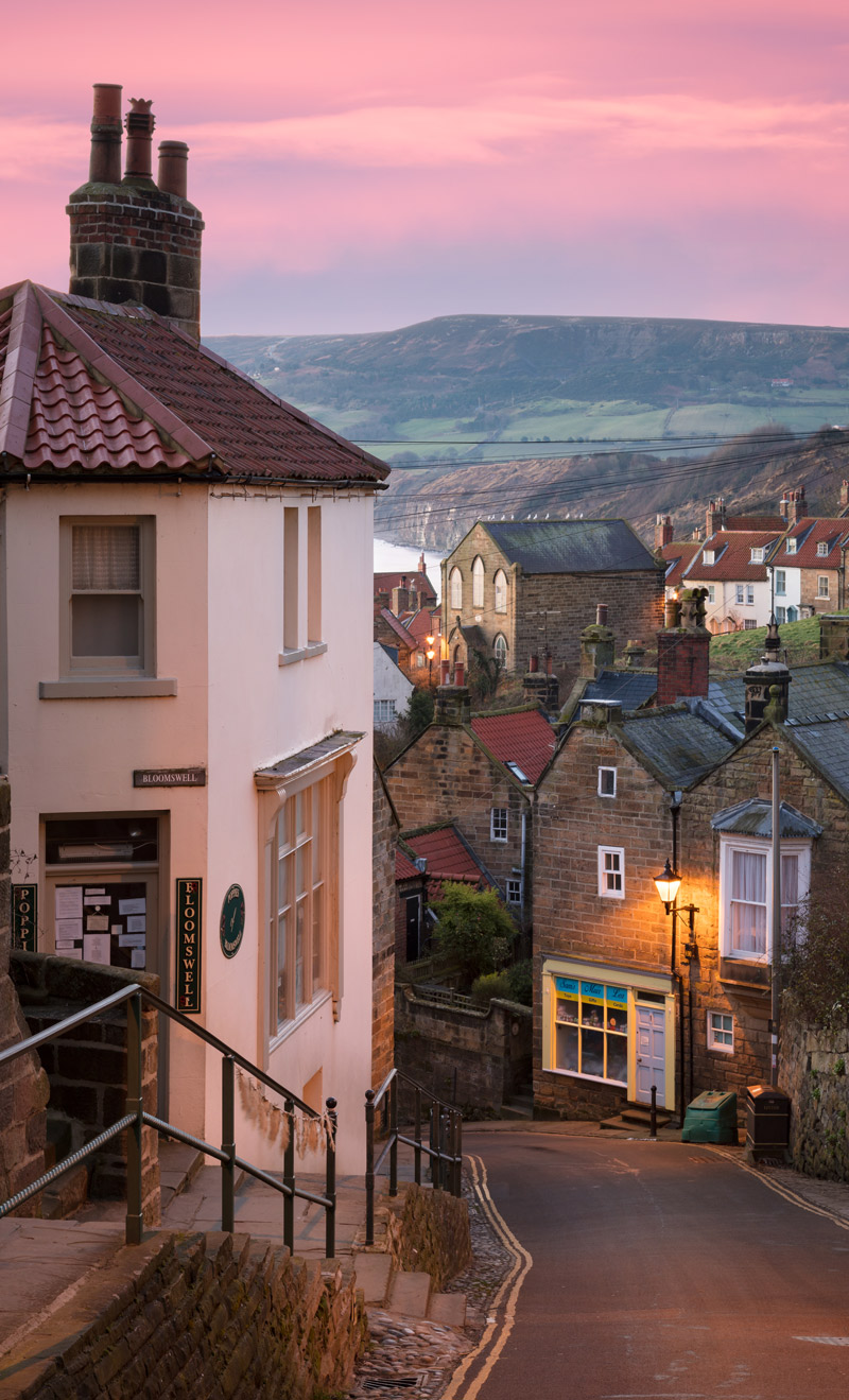 Day Break At Robin Hoods Bay Light Up Bottle 3 Daybreak at Robin Hood's Bay Light Up Bottle Design