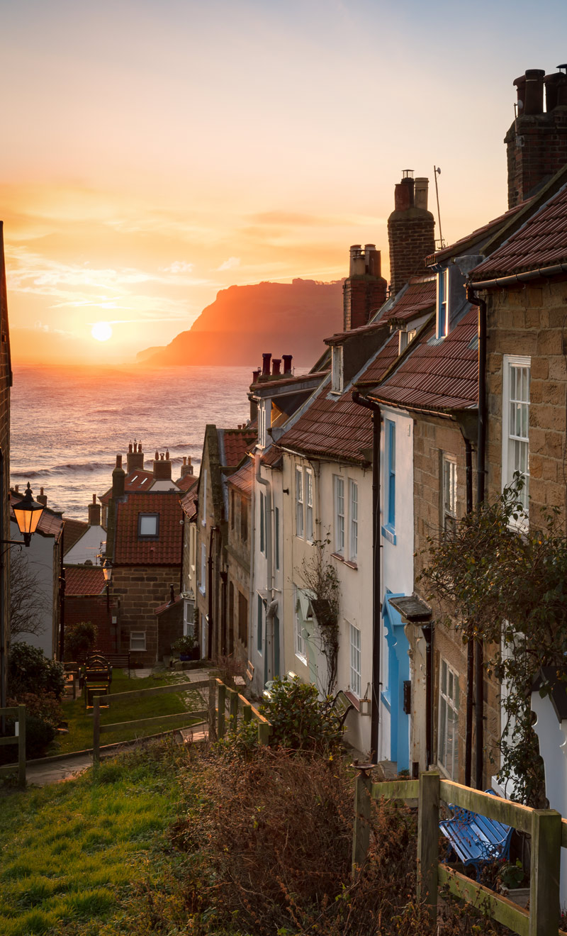 Robin Hoods Bay Morning Light Up Bottle 3 Robin Hoods Bay Morning Light Up Bottle Design