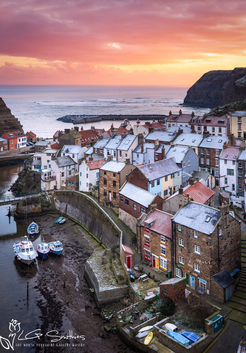 Staithes Christmas Card 2 Staithes Christmas Card