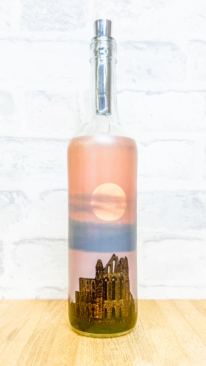 Super Moon Over Whitby Abbey Light Up Bottle 4 Super Moon Over Whitby Abbey Light Up Bottle