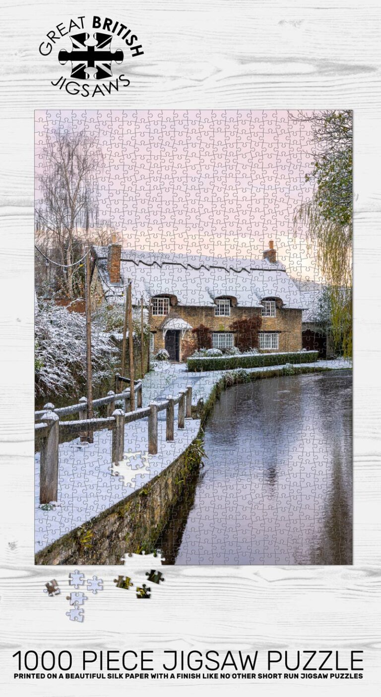 Thornton Le Dale Snow 1000 Piece Jigsaw