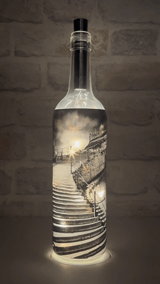 Moonrise over Whitbys 199 Steps Light Up Bottle 2 Moonrise over Whitbys 199 Steps Light Up Bottle Video