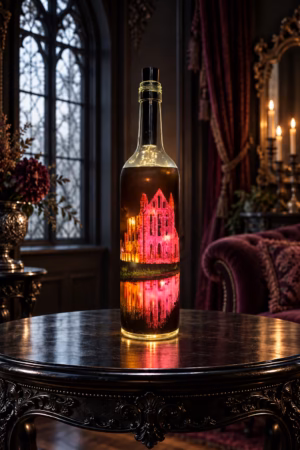Illuminated Abbey Light Up Bottle