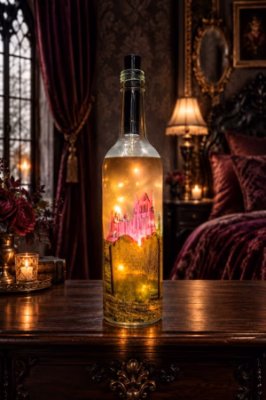 Dracula's Grave and Illuminated Abbey Light Up Bottle