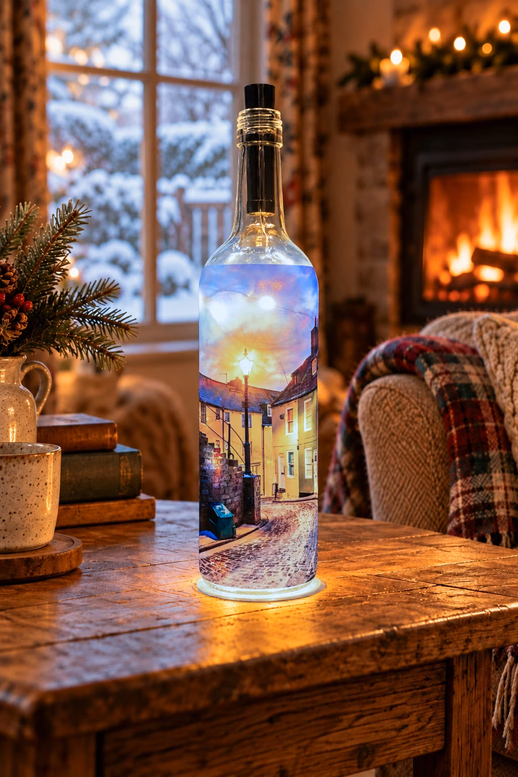 Cold Night At Whitbys 199 Steps Light Up Bottle 1 Cold Night At Whitbys 199 Steps Light Up Bottle On