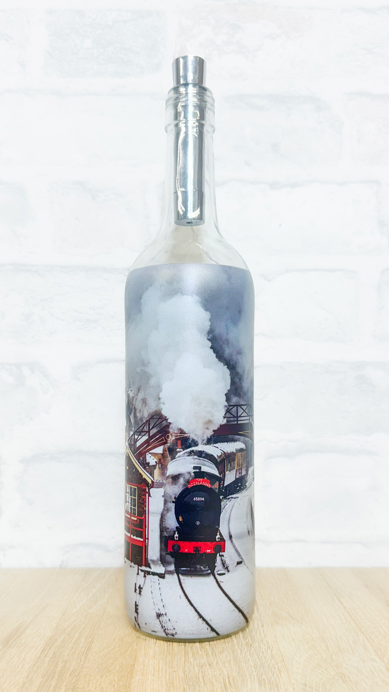 Goathland Station in the Snow A Real Life Hogsmeade Winter Scene Light Up Bottle 2 Goathland Station in the Snow A Real Life Hogsmeade Winter Scene Light Up Bottle