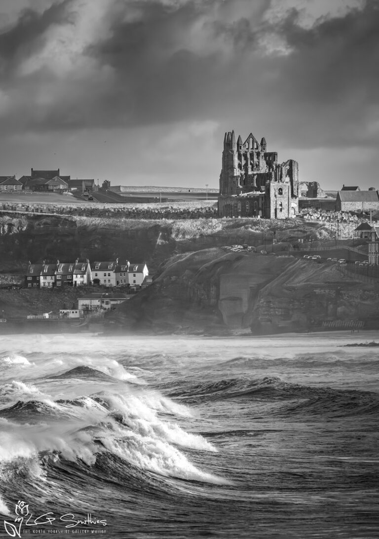 Stormy Whitby Abbey