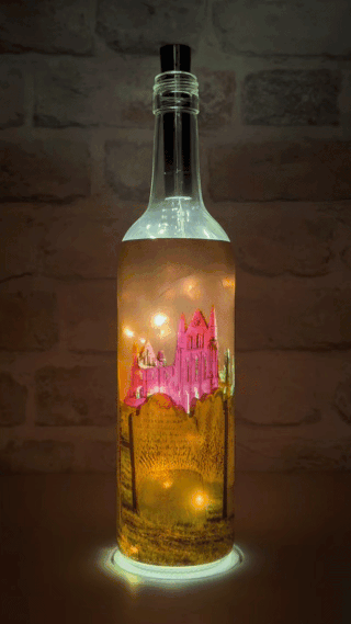 Dracula's Grave and Illuminated Abbey Light Up Bottle Video