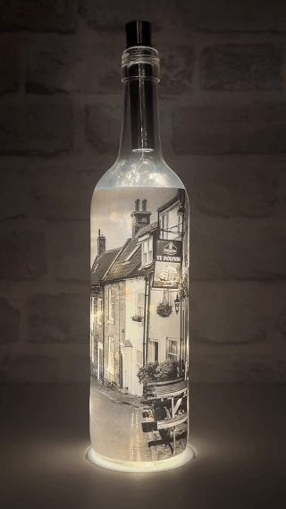 King St Robin Hoods Bay Light Up Bottle Video