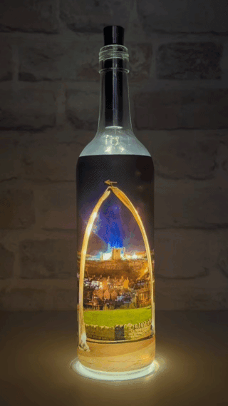 Illuminated Abbey Through The Whalebones Light Up Bottle Video