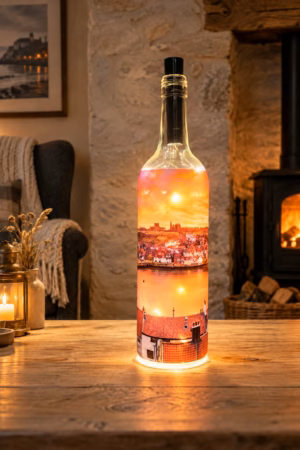 East Whitby Sunrise Light Up Bottle Lit