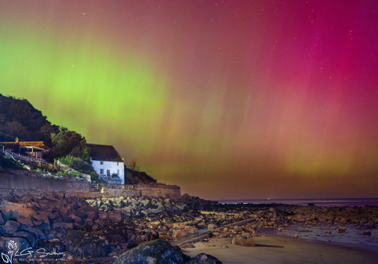 Aurora Borealis At Runswick Bay