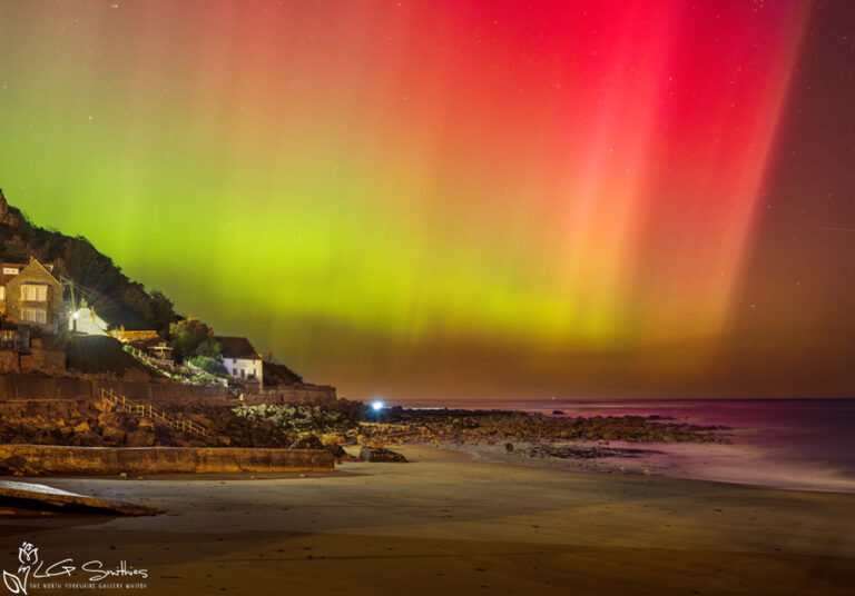 Northern Lights At Runswick Bay