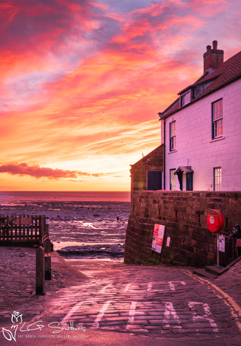 Dawn At The Old Coastguard Station At Robin Hoods Bay